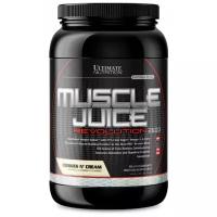 Гейнер Ultimate Nutrition Muscle Juice Revolution 2.13 kg, Cookies N Cream, изолейцин, глутамин, валин (BCAA)