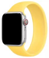 Ремешок-браслет силиконовый Solo Loop для Apple Watch 42/44/45/49 мм, M(145мм), желтый (2)