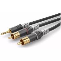 Кабель аудио 1xMini Jack - 2xRCA Sommer Cable HBA-3SC2-0300 3.0m