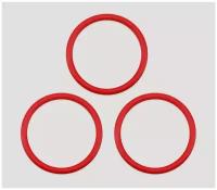 2976 Кольцо для бюстгальтера 18мм, металл, Arta-F (100 красный), 50 шт