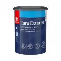 Краска акриловая Tikkurila Euro Extra 20 полуматовая бесцветный 0.9 л 1 кг