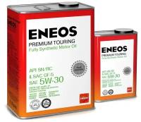 ENEOS акция (4+1) масло моторное синтетическое PREMIUM TOURING SN 5W-30 5Л A8809478942216