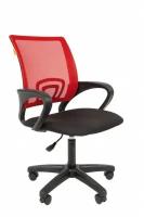 Компьютерное кресло Chairman 696 LT офисное, обивка: сетка/текстиль, цвет: красный