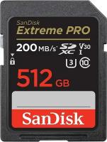 Карта памяти SanDisk SDXC 512GB Extreme Pro UHS-I V30 U3 200/140 MB/s