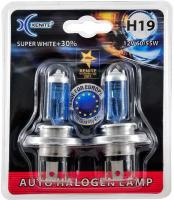 XENITE Лампа галогенная XENITE SUPER WHITE+30% 12V H19 60/55W 2 шт 1007150