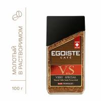 Кофе растворимый Egoiste V.S., стеклянная банка, 100 г