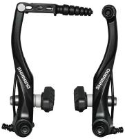 Тормоз v-br Shimano Alivio, T4000, задн, колодки S65T, черн