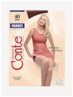 Колготки Conte elegant Nuance, 40 den, размер 5, коричневый