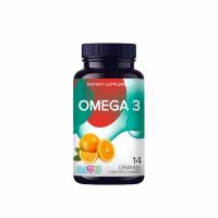 Мини-версия / Витамины Омега 3, Omega3, Мультивитамины, 14 пастилок