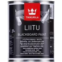 Краска акриловая Tikkurila Liitu матовая черный 1 л