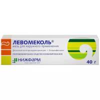 Левомеколь мазь д/нар. прим., 40 мг/г+7.5 мг/г, 40 мл, 40 г