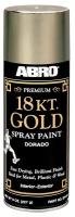 Краска ABRO Spray Paint Dorado, золото премиум, глянцевая, 400 мл