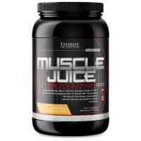 Гейнер Ultimate Nutrition Muscle Juice Revolution 2.13 kg, Banana, глутамин, валин (BCAA)