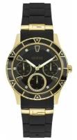 Наручные часы GUESS Sport Steel W1157L1, черный, золотой