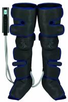 Компрессионный лимфодренажный массажер для ног, Bradex (товары для здоровья, прогрев коленей, длинные манжеты, черный, KZ 1167)