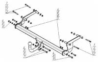 Фаркоп для renault logan 2004-2016, седан/dacia logan 2004-2013, седан (без электрики) motodor.91702-a