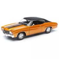 Maisto Машинка Chevrolet Chevelle Sport Coupe 1971, 1:18 оранжевая