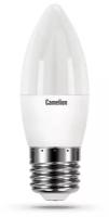 Лампа светодиодная LED8-C35/845/E27 8Вт свеча 4500К бел. E27 750лм 170-265В Camelion 12390