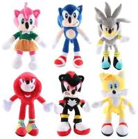 Набор из 6 шт мягких игрушек из фильма Соник (Sonic) 20 см, new игрушка