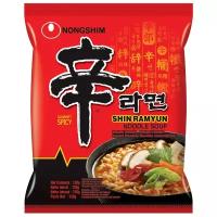 Nongshim~Лапша классическая острая (Корея)~Shin Ramyun