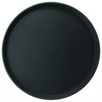 Поднос круглый, 35,6 см черный, пластик, 1400ct/gf, Prohotel