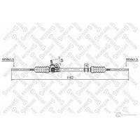 00 35003 SX рейка рулевая механическая с рулевыми тягами, 7701465315 Renault R19 all 88 96 STELLOX 0035003SX