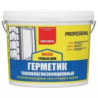 Герметик строительный NEOMID теплый ДОМ WOOD PROFESSIONAL Сосна - 15 кг