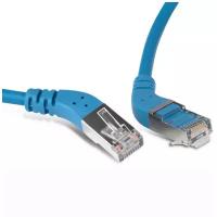 Кабель витая пара патч-корд Hyperline PC-APM-STP-RJ45/R45-RJ45/R45-C6-1M-LSZH-BL 1.0m