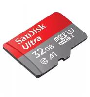 Карта памяти SanDisk microSD 32GB microSDHC Class 10 Ultra UHS-I 100MB/s