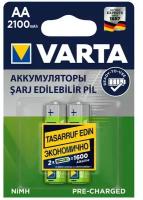 VARTA Ni-Mh аккумуляторы HR6 AA 2100mAh Ready2Use на блистере, 2шт, 1.2V