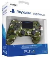 Геймпад беспроводной для ps4 DualShock 4 V2, Зеленый камуфляж