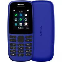 Телефон Nokia 105 DS TA-1174 BLUE, 1.77'' 160x120, 4MB RAM, 4MB, 2 Sim, Micro-USB, 800mAh, S30+, 73,02 г, 119 ммx49,2 ммx14,4 мм