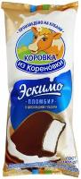 Мороженое Коровка из Кореновки Пломбир Эскимо в шоколадной глазури 15%