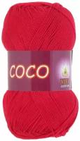 Пряжа хлопковая Vita Cotton Coco (Вита Коко) - 1 моток, 3889 светло-бежевый, 100% мерсеризованный хлопок 240м/50г