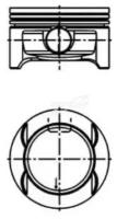 KOLBENSCHMIDT 40384610 Поршень dm.73.65x1.2x1.2x2.0 Цена за 1 шт