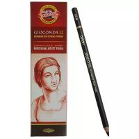 KOH-I-NOOR Карандаши художественные Gioconda Silky 12 шт. (8815003001KS) черный