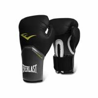 Боксерские перчатки Everlast тренировочные Pro Style Elite черные 8 унций 8 унций