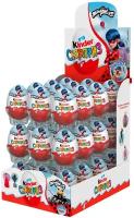 Шоколадное яйцо Kinder Сюрприз, серия Миракулос для девочек, коробка 20 г, 36 шт. в уп