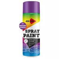 Краска Aim-One Spray Paint, bright purple, глянцевая, 450 мл