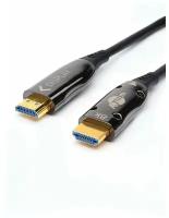 Кабель HDMI 50 m (HIGH speed, Metal gold, Optical) 8K VER 2.1, AT8875