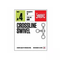 Lucky John Вертлюги трехсторонние LJ Pro Series CROSSLINE SWIVEL