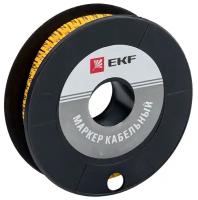 Маркировка кабельная EKF plc-KM-6-4 350 шт. желтый 1 шт