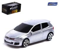 Машина металлическая VOLKSWAGEN GOLF GTI, 1:64, цвет серебро