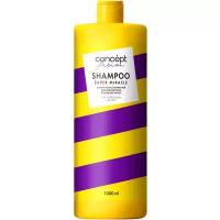 Шампунь бессульфатный для деликатного очищения Concept Fusion Shampoo Super Miracle 1000 мл