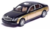 Масштабная металлическая коллекционная модель Maybach 62 1:24 (металл, свет, звук) Майбах Мерседес машинка