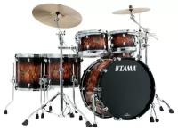 Tama WBS52RZS-MBR Starclassic Walnut/Birch ударная установка из 5-ти барабанов, цвет коричневый бёрст