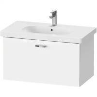Тумба для ванной с раковиной 85 см с тумбой 80 см Duravit D-Code/XBASE XB034285, цвет белый, поверхность матовая