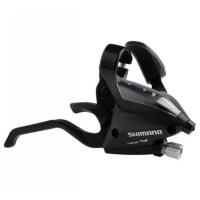 Шифтер с тормозной ручкой правый Shimano Tourney ST-EF500, 8 скоростей, трос 2050мм, черный