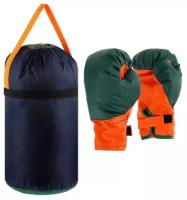 Детский боксёрский набор большой (перчатки+ груша d25 h40см)