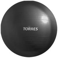 Мяч гимнастический TORRES, AL121185BK d 85 см, эластичный ПВХ с насосом